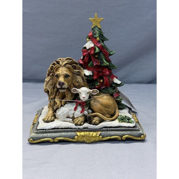 Joseph Studio Other - Joseph Studio 6.25 Lion & Lamb With Tree Figure Iteam-31232 NIB